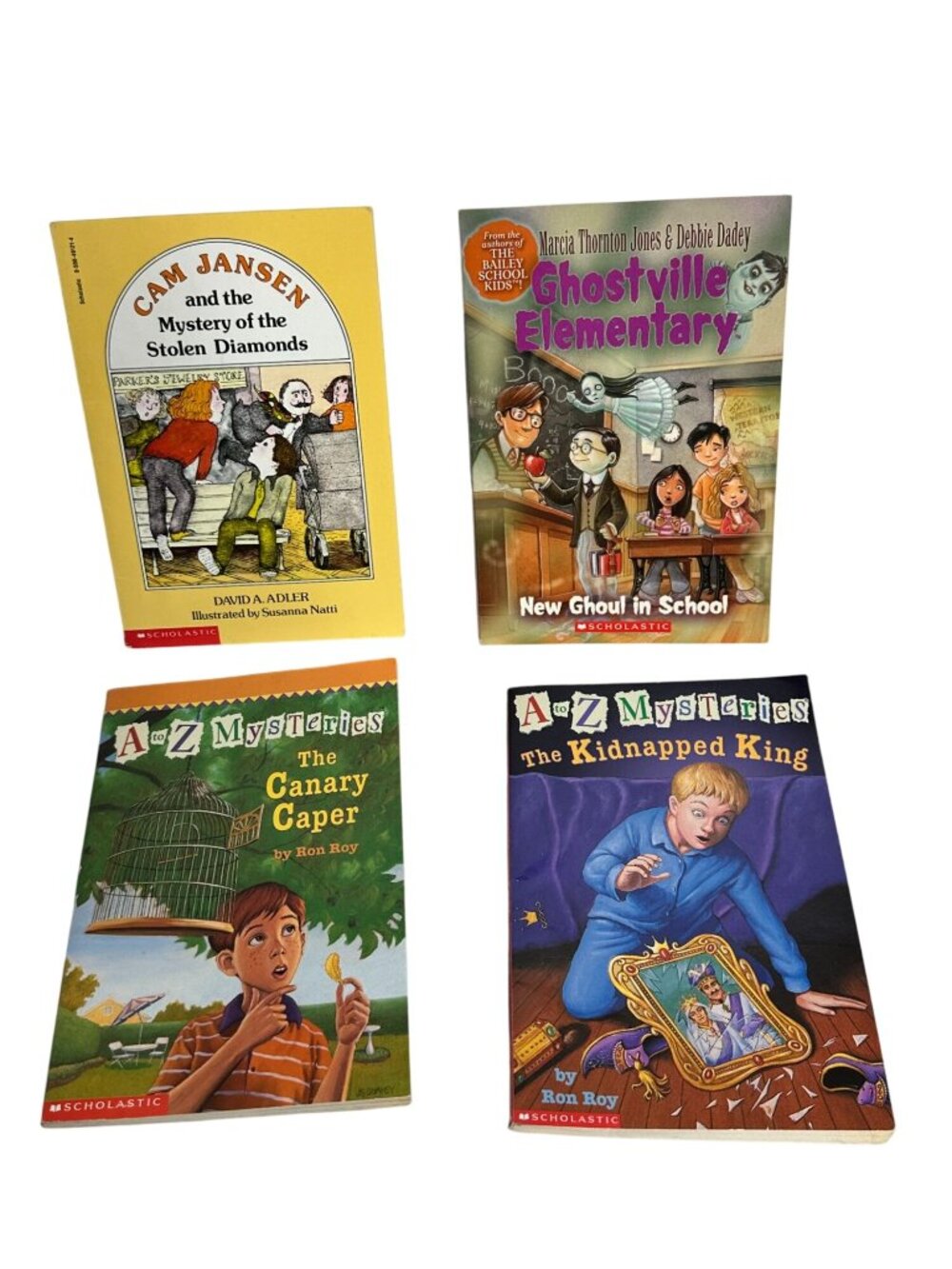 Scholastic Book Lot - A to Z Mysteries - Ghostville Elementary - Cam Jensen